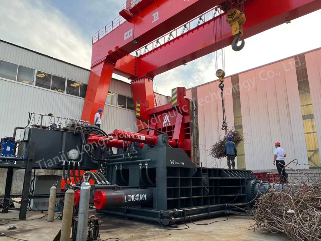 Y81-630t Hydraulic Scrap Steel Metal Baler Recycling Machine