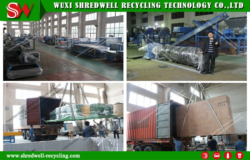 Double Shaft Crusher for Recycling Scrap/Waste Passenger Tire