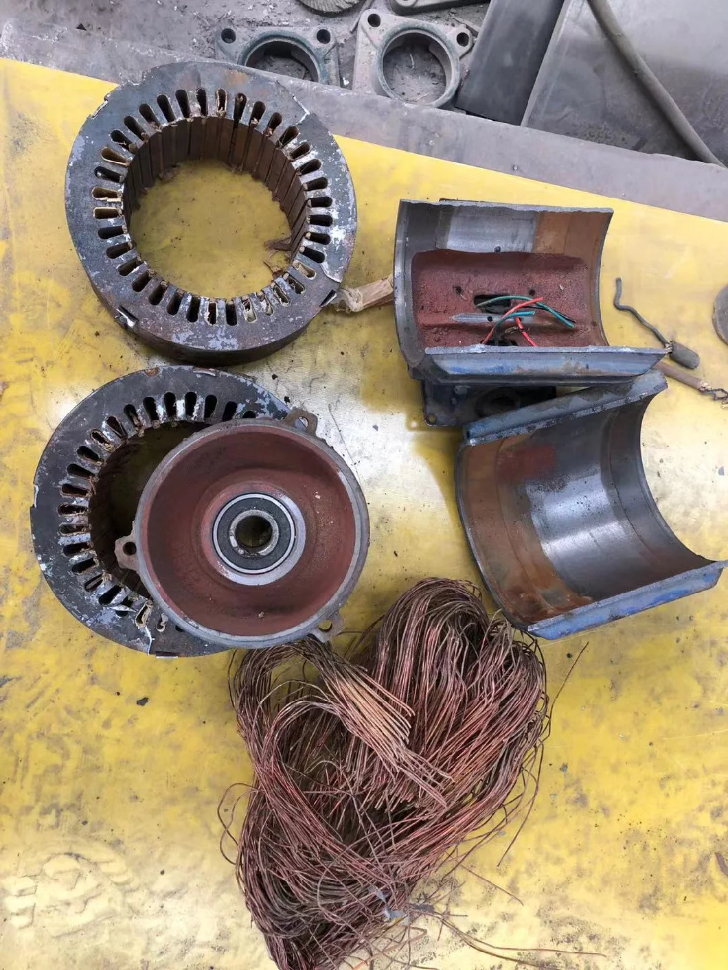 Scrap Motor Cutting and Stripping Machine