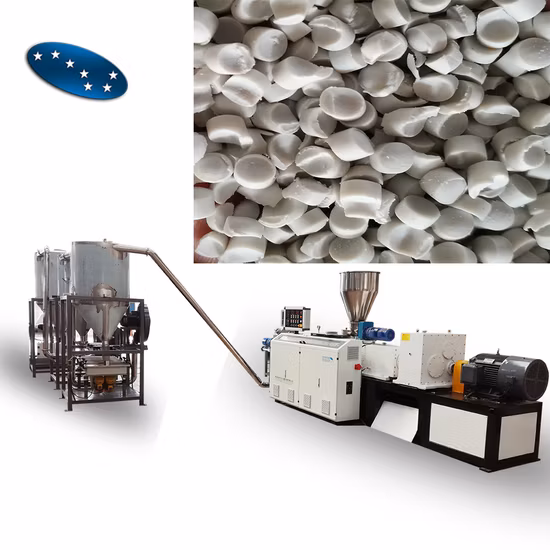 Waste Plastic Granules Making Soft PVC Cable Powder Granulator Recycling Pelletizing Machine