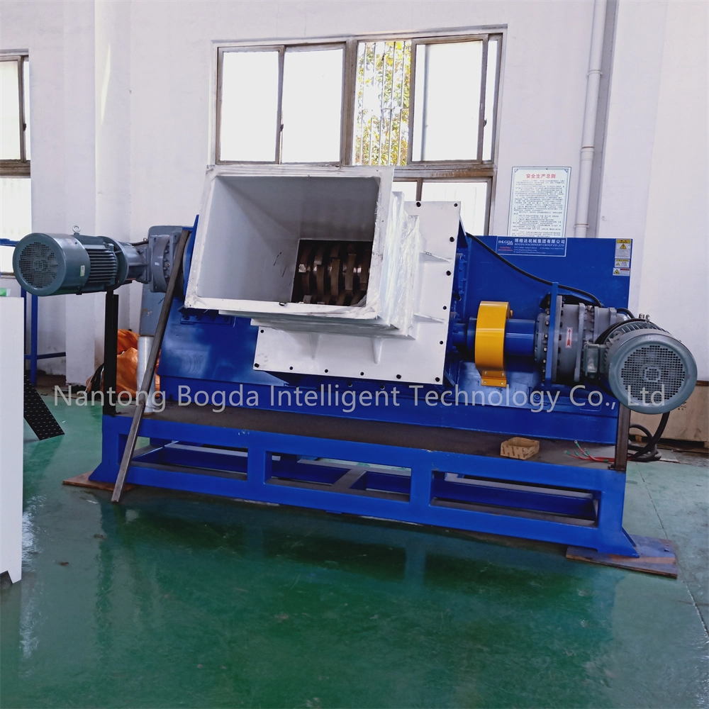 Bogda Plastic Shredder Grinder Crusher Machine for Crushing Separating Metal Recycling Steel Wire Mesh Skeleton PE Plastic Composite Pipe