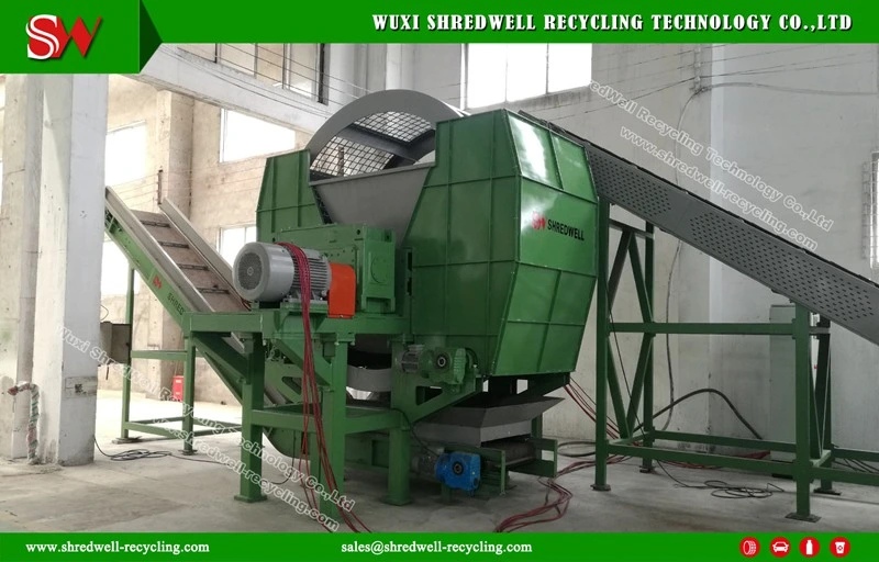 Double Shaft Crusher for Recycling Scrap/Used Wood Pallet