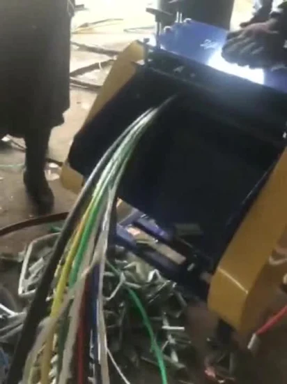 Máquina peladora de pelacables de cable caliente