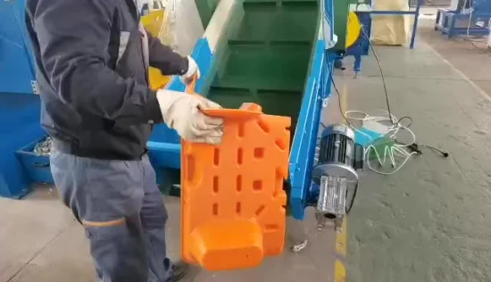 Trituradora de bloques de plástico/trituradora de un solo eje y unidad de máquina trituradora/trituradora de plástico